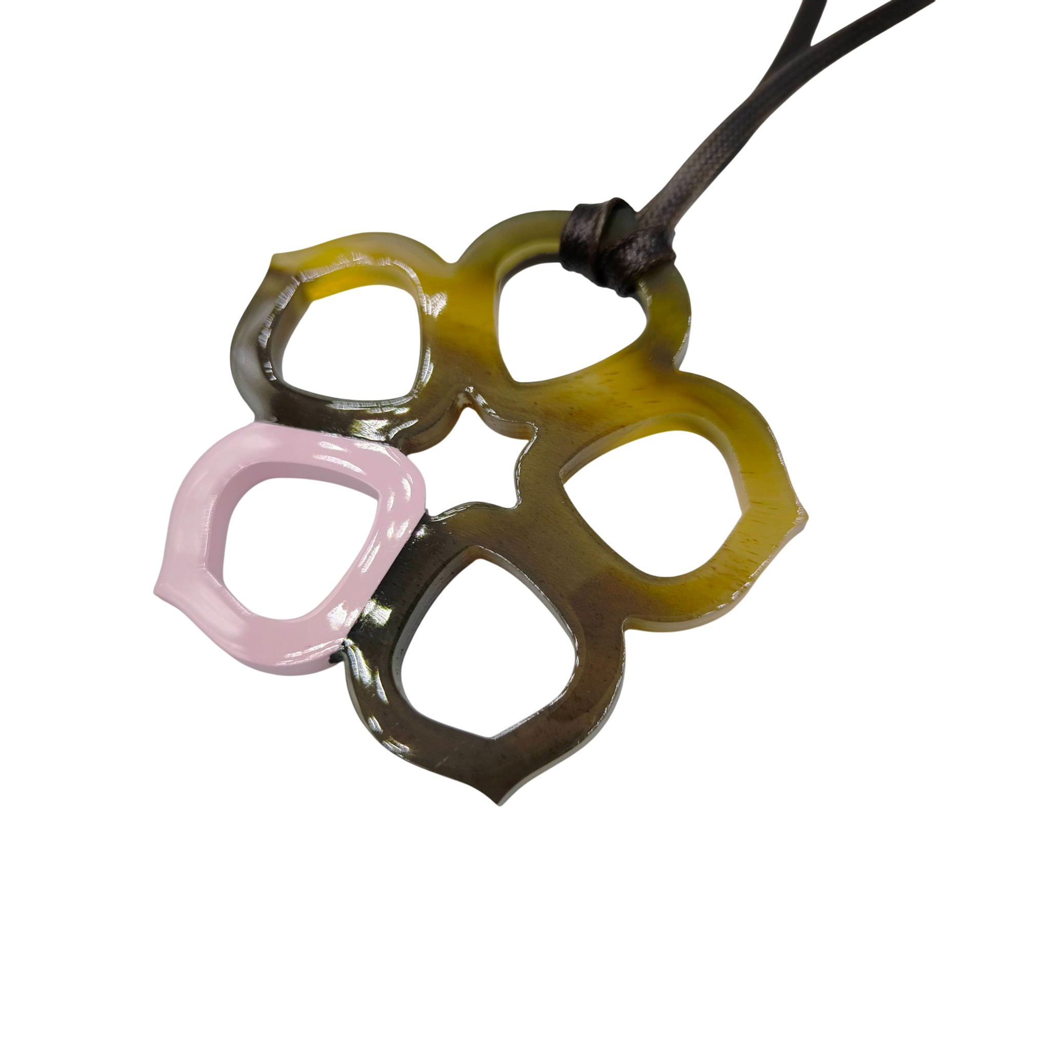 Buffalo Horn Pendent Flower