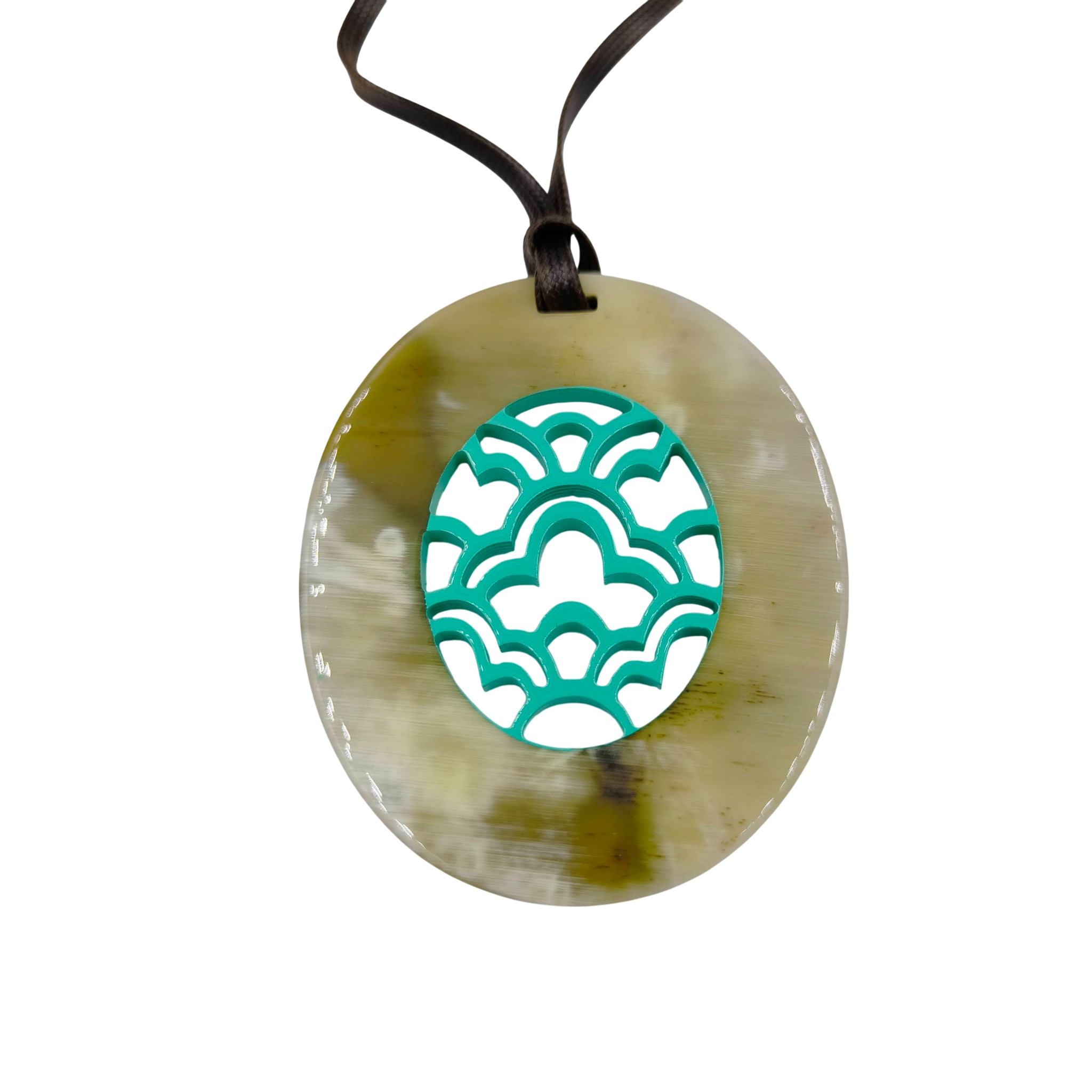 Horn Pendent Clouds Cutout